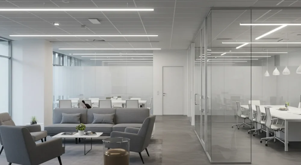 Ambiente corporativo, reforçando a sensação de confiança e sofisticação que o musk proporciona