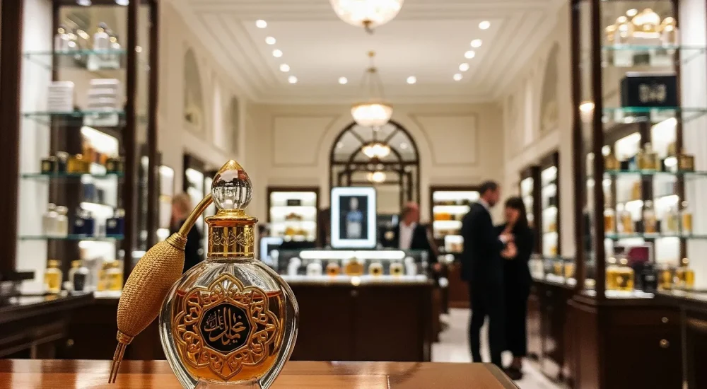 Perfume árabe que pode ser usado em marketing olfativo para criar identidade de marca